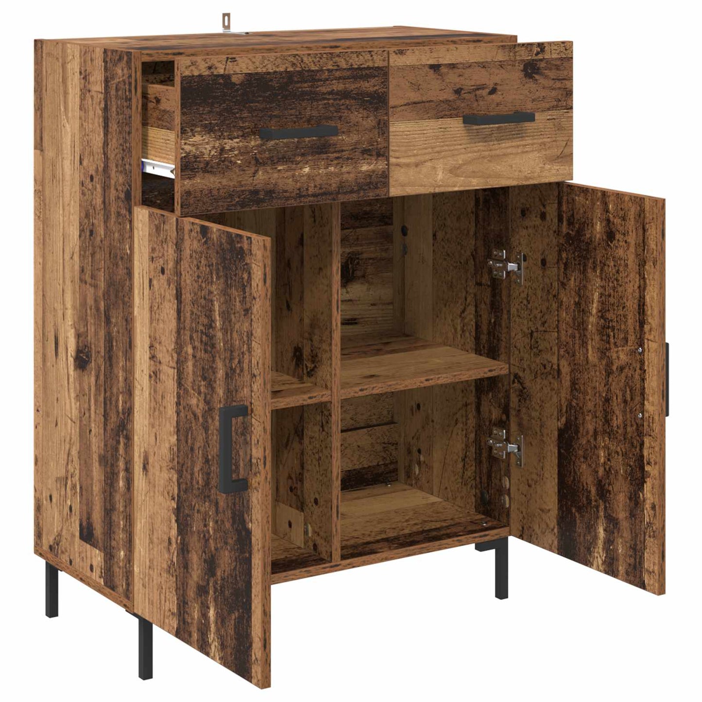 vidaXL Sideboard Old Wood 69.5 x 34 x 90 cm Engineered Wood