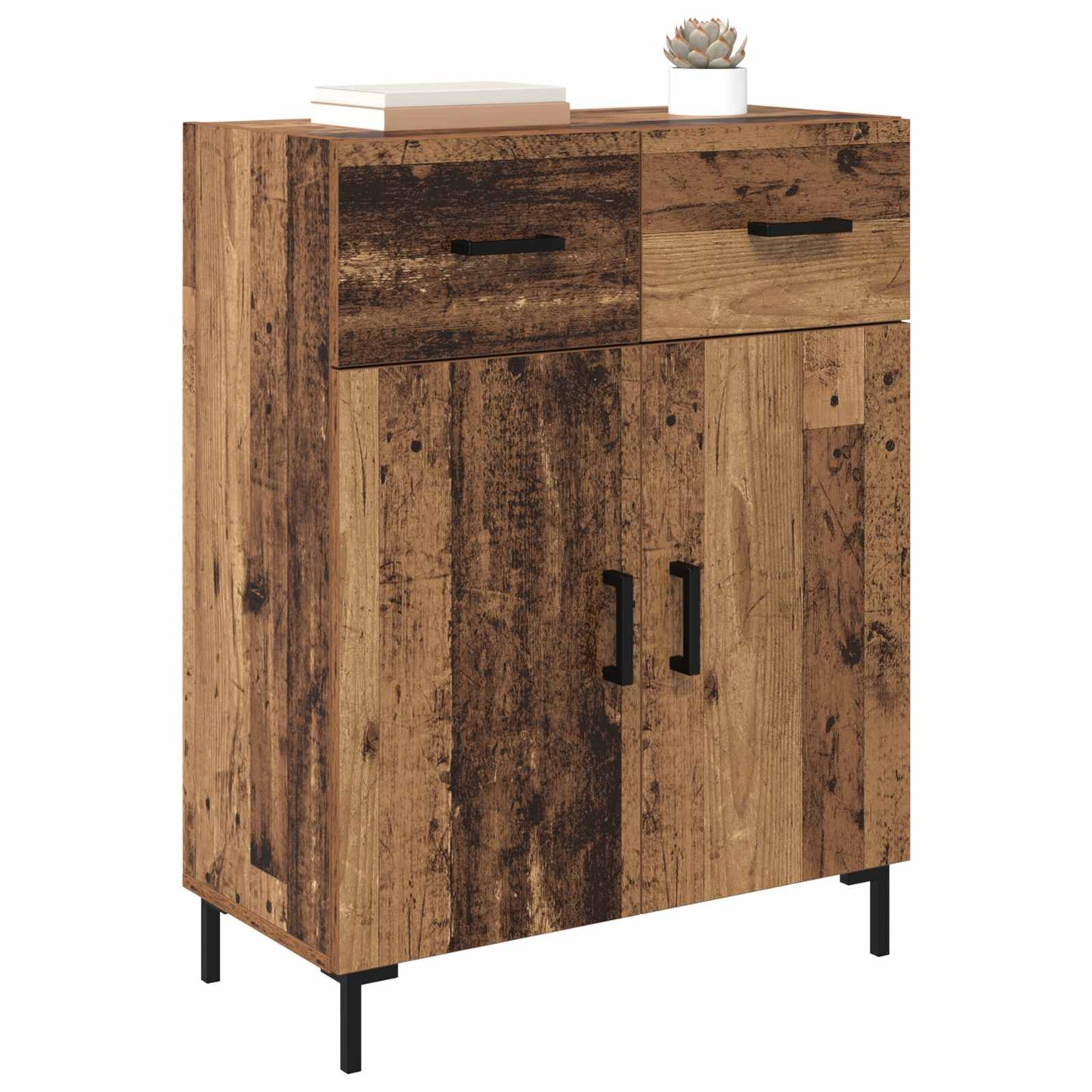 vidaXL Sideboard Old Wood 69.5 x 34 x 90 cm Engineered Wood