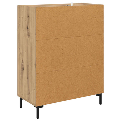 vidaXL Sideboard Artisan Oak 69.5 x 34 x 90 cm Engineered Wood