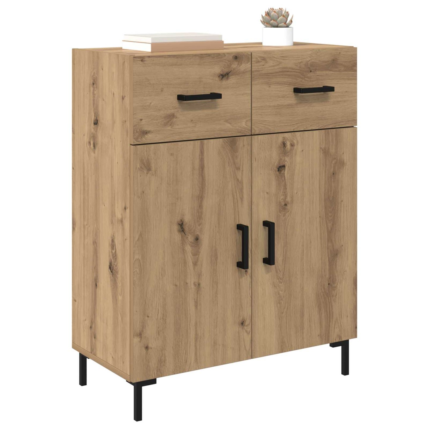 vidaXL Sideboard Artisan Oak 69.5 x 34 x 90 cm Engineered Wood