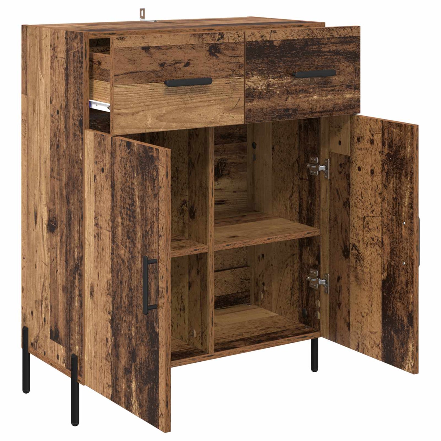 vidaXL Sideboard Old Wood 69.5 x 34 x 90 cm Engineered Wood