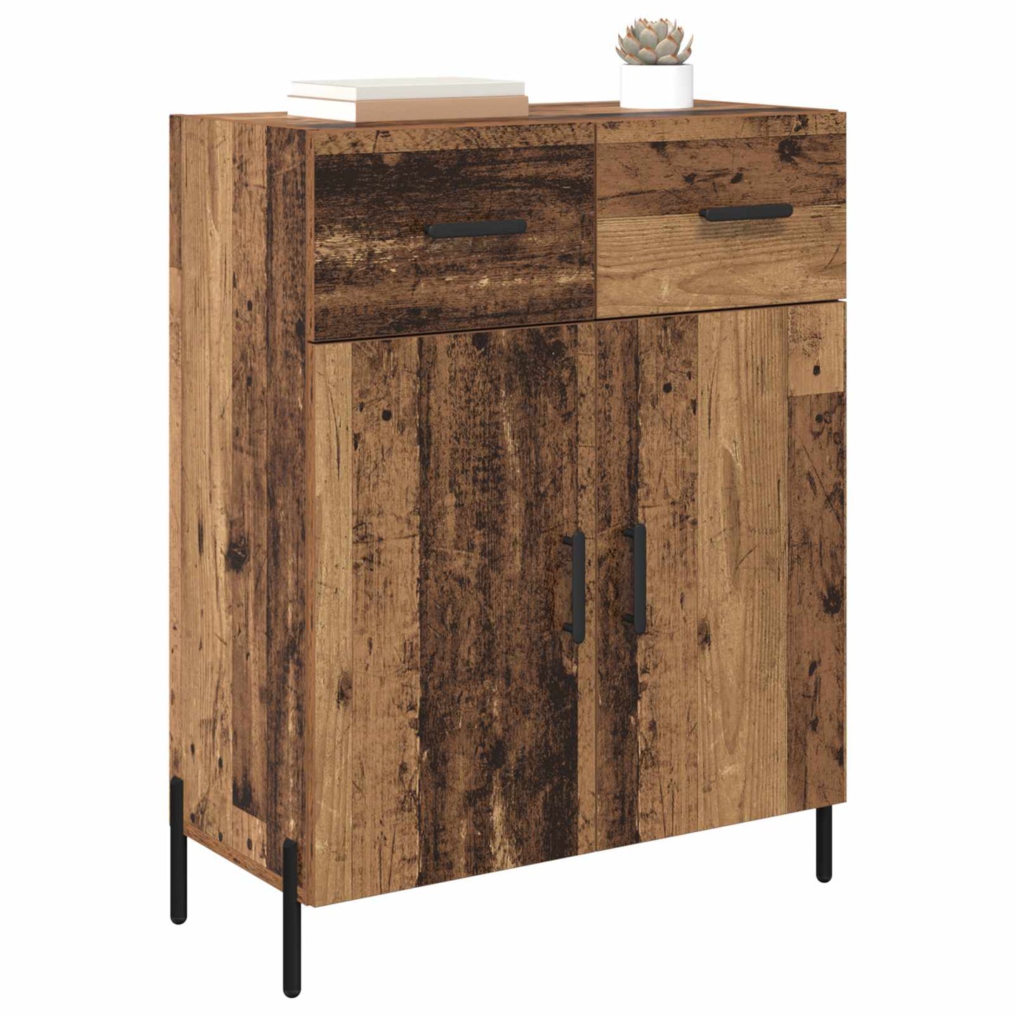 vidaXL Sideboard Old Wood 69.5 x 34 x 90 cm Engineered Wood