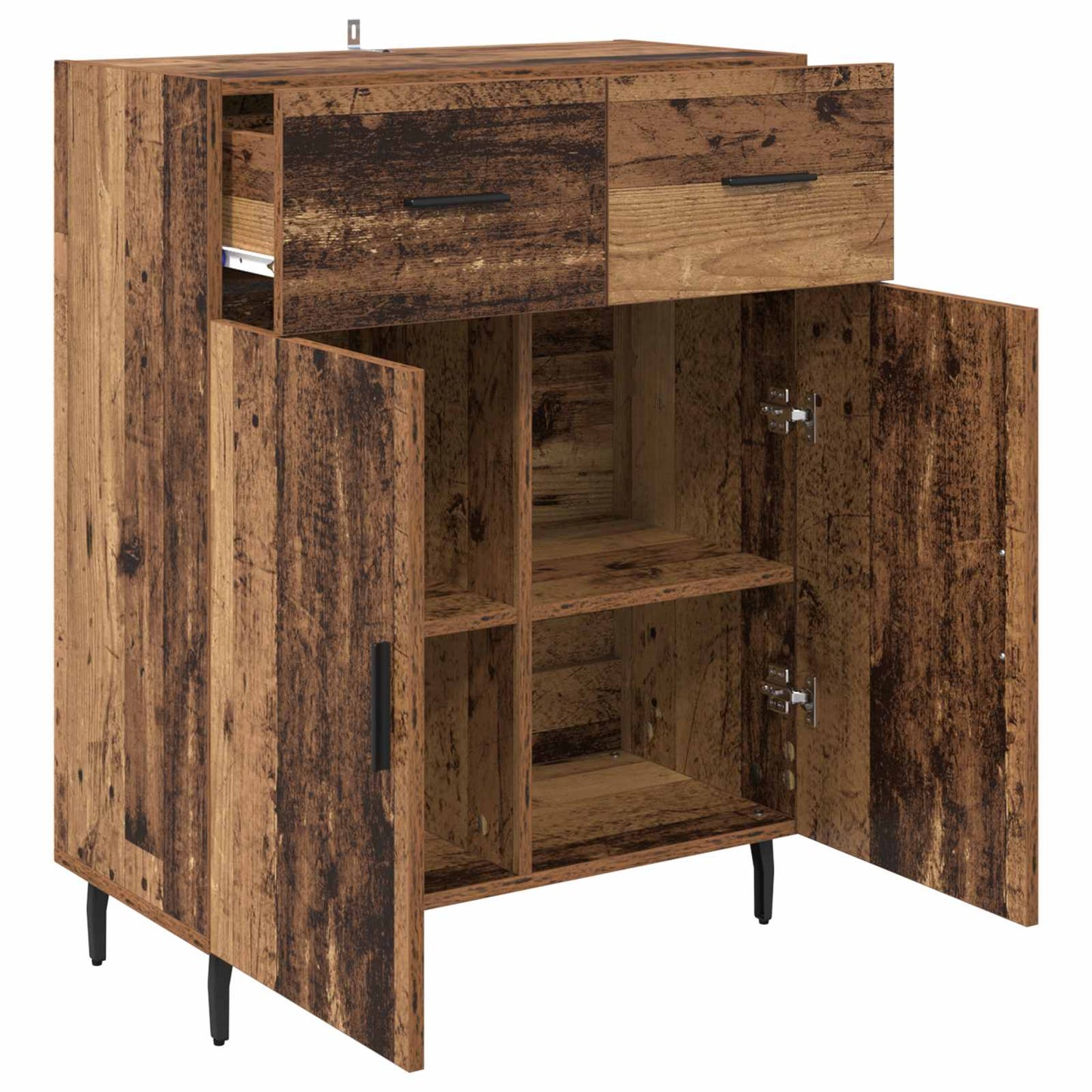 vidaXL Sideboard Old Wood 69.5 x 34 x 90 cm Engineered Wood