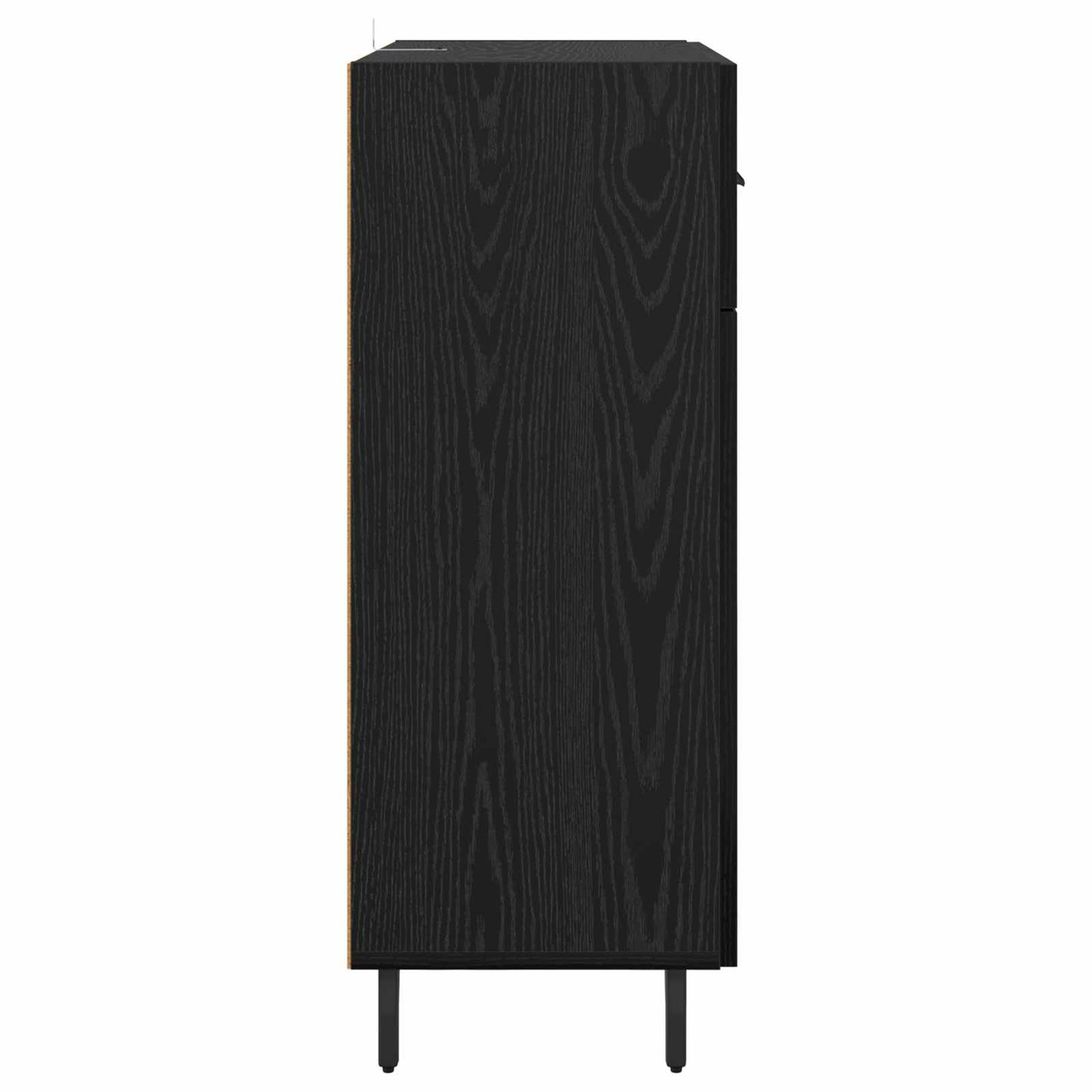 vidaXL Sideboard Black Oak 69.5 x 34 x 90 cm Engineered Wood