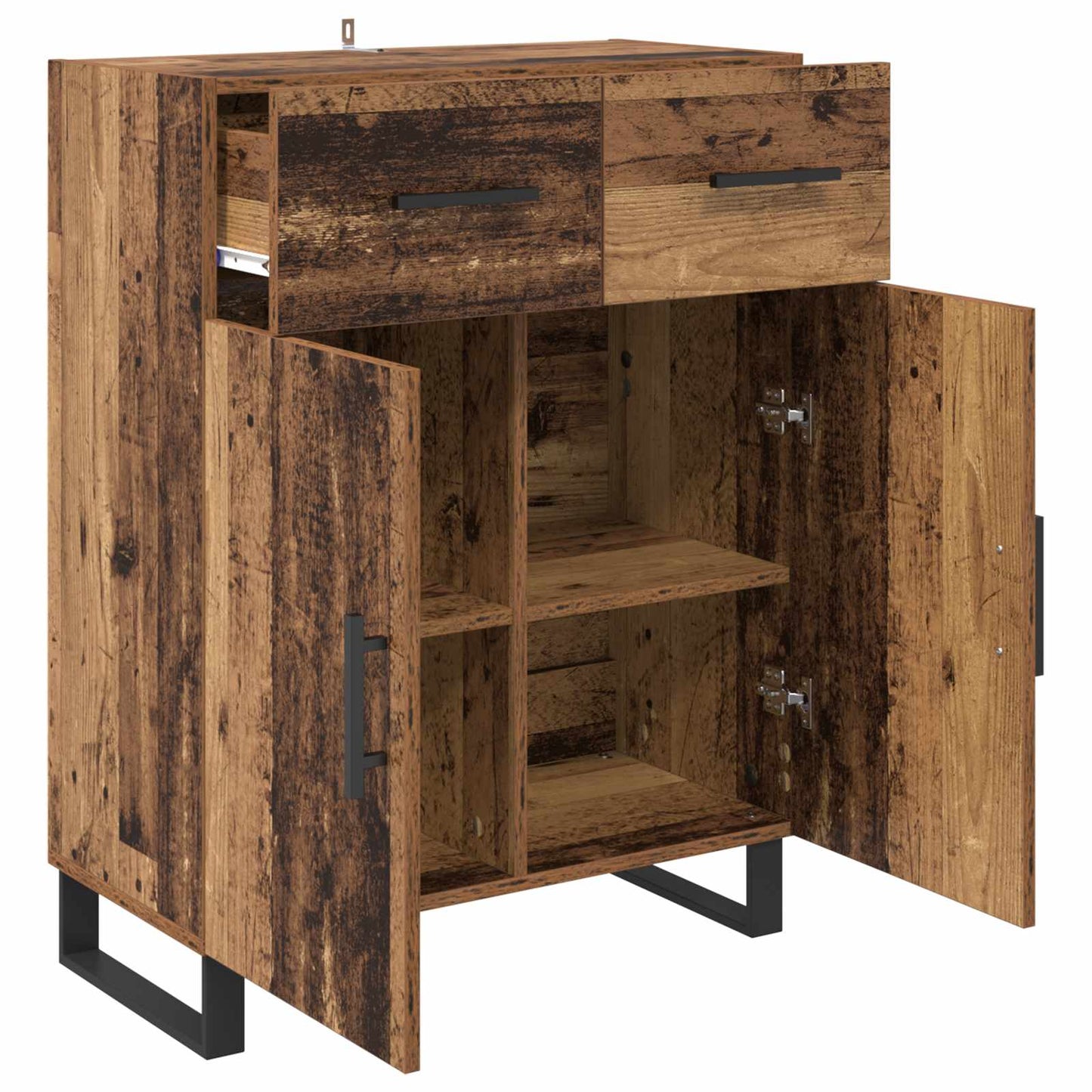 vidaXL Sideboard Old Wood 69.5 x 34 x 90 cm Engineered Wood
