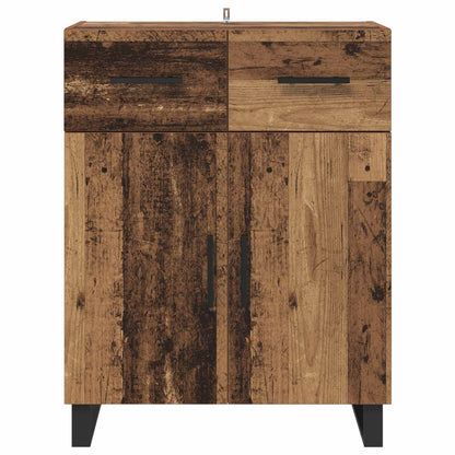vidaXL Sideboard Old Wood 69.5 x 34 x 90 cm Engineered Wood
