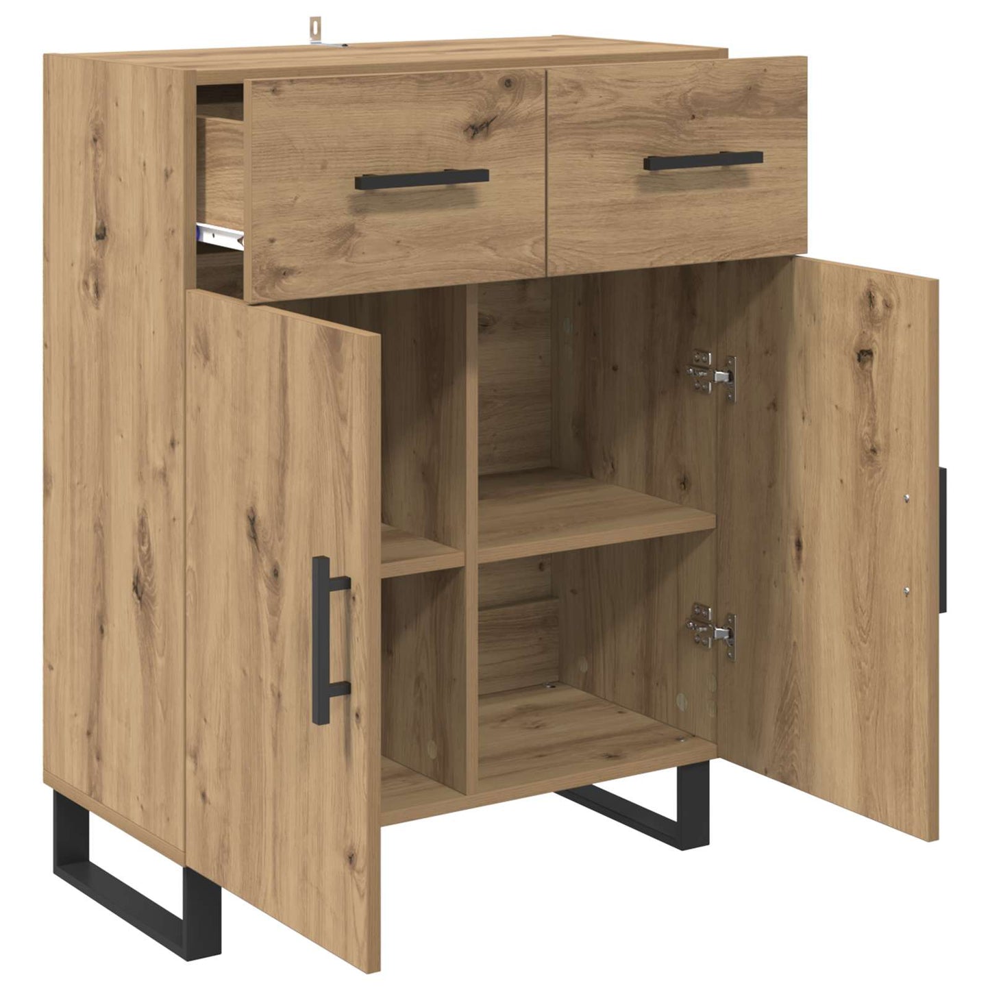 vidaXL Sideboard Artisan Oak 69.5 x 34 x 90 cm Engineered Wood