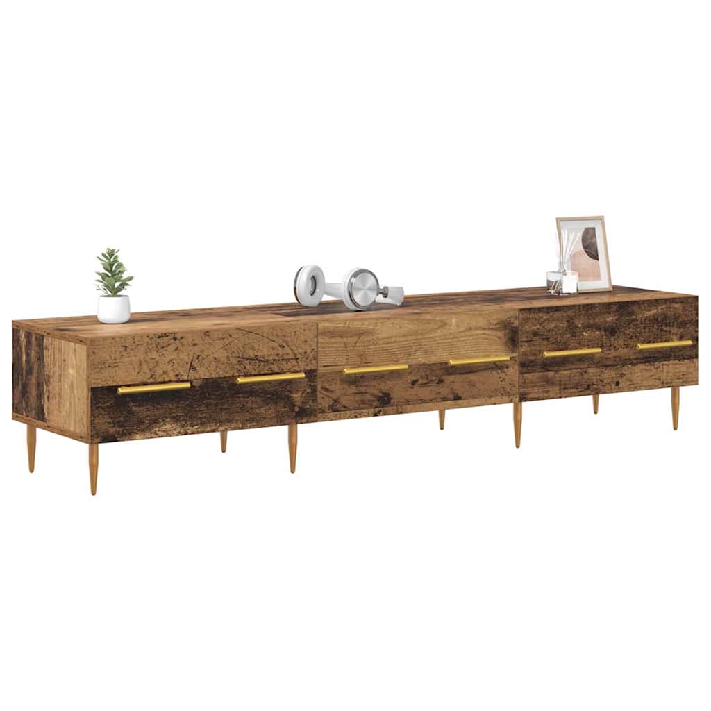 vidaXL TV Cabinet Old Wood 150 x 36 x 30 cm Engineered Wood