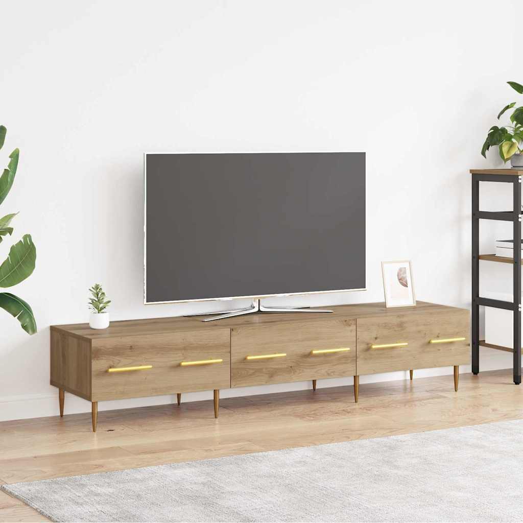 vidaXL TV Cabinet 150 x 36 x 30 cm Artisan Oak Engineered Wood