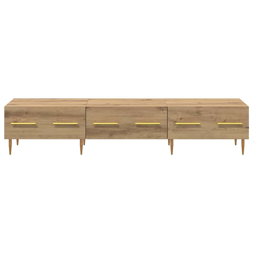 vidaXL TV Cabinet 150 x 36 x 30 cm Artisan Oak Engineered Wood