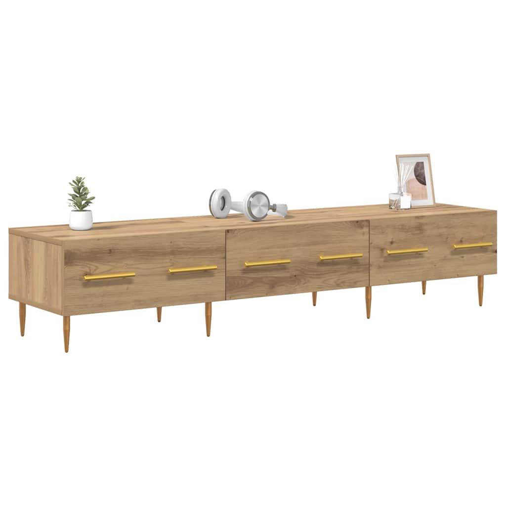 vidaXL TV Cabinet 150 x 36 x 30 cm Artisan Oak Engineered Wood