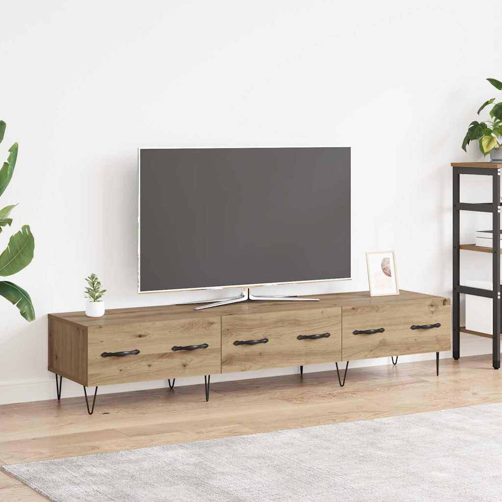 vidaXL Artisan Oak Engineered Wood