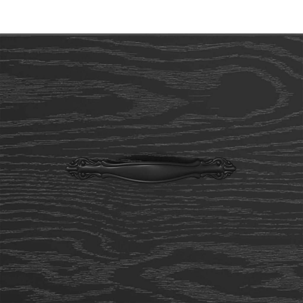 vidaXL Black Oak Engineered Wood