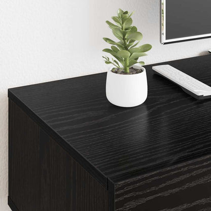 vidaXL Black Oak Engineered Wood