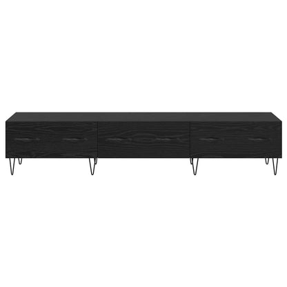 vidaXL Black Oak Engineered Wood