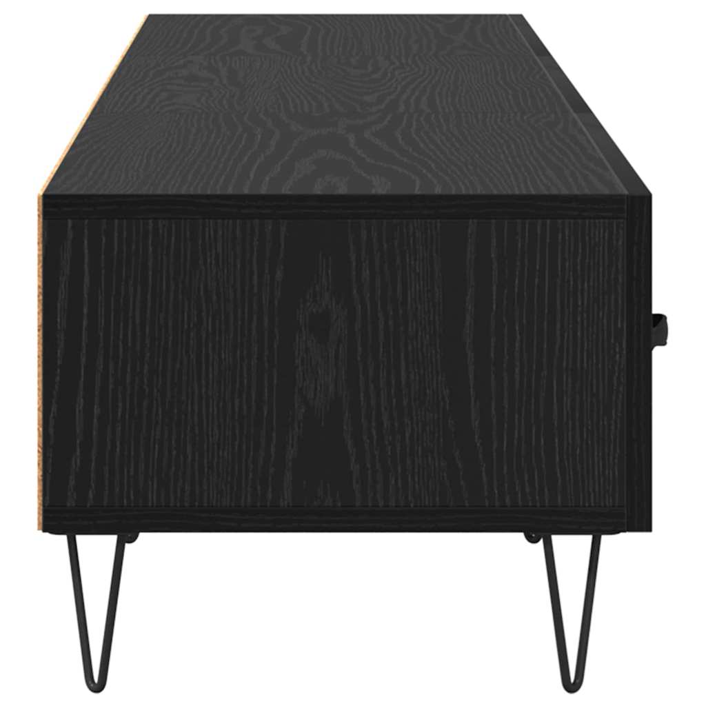 vidaXL Black Oak Engineered Wood