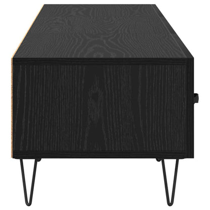 vidaXL Black Oak Engineered Wood