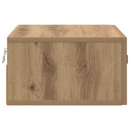 vidaXL Wall-mounted Bedside Cabinet 35 x 35 x 20 cm Engineered Wood