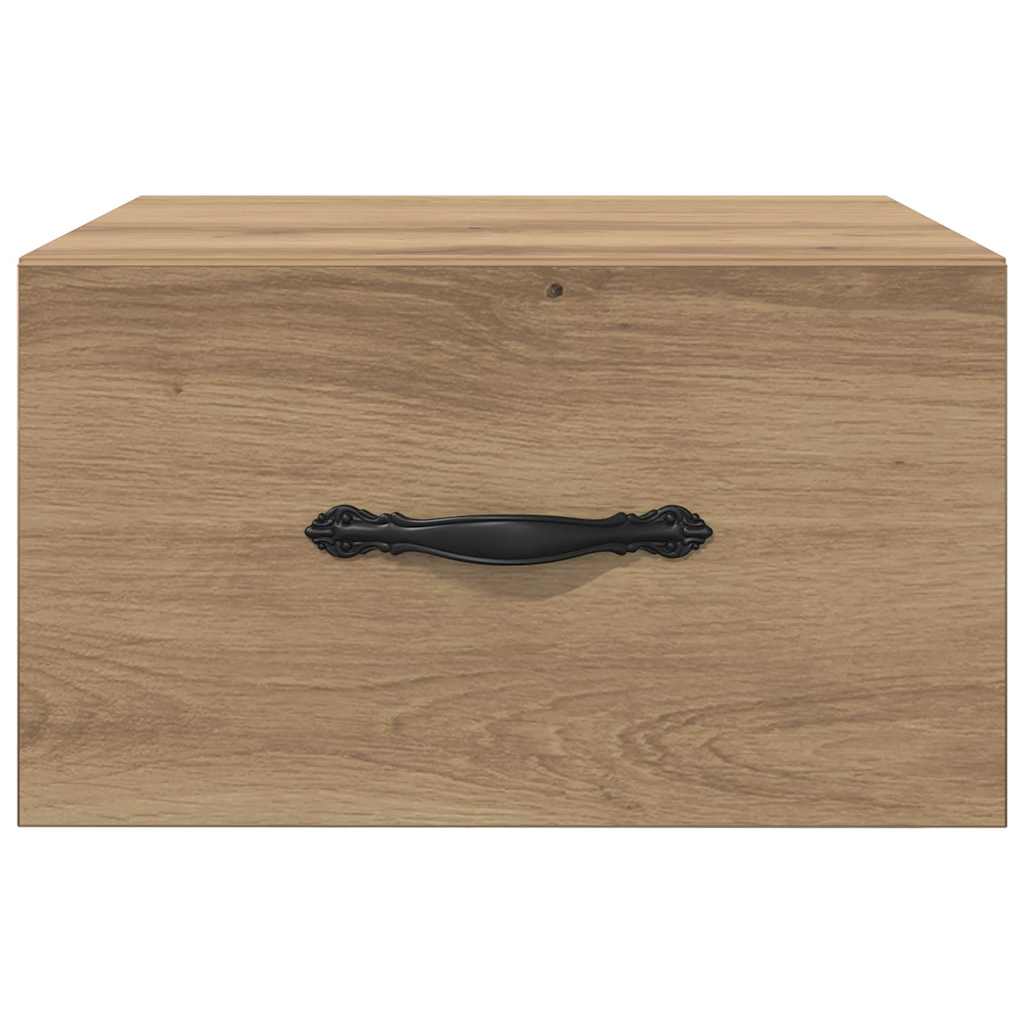 vidaXL Bedside Cabinet 2 pcs Artisan oak 35 x 35 x 20 cm