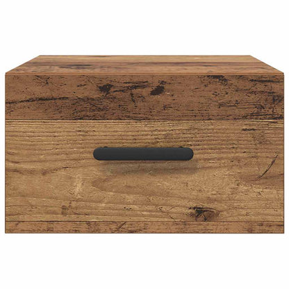 vidaXL Bedside Cabinet Old Wood 35 x 35 x 20 cm Engineered Wood
