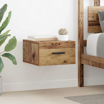 vidaXL Bedside Cabinet 2 pcs Old Wood 35 x 35 x 20 cm Engineered Wood