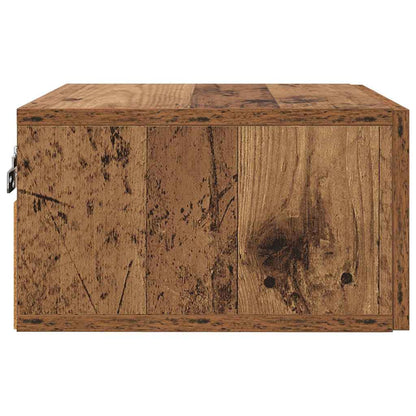 vidaXL Bedside Cabinet 2 pcs Old Wood 35 x 35 x 20 cm Engineered Wood
