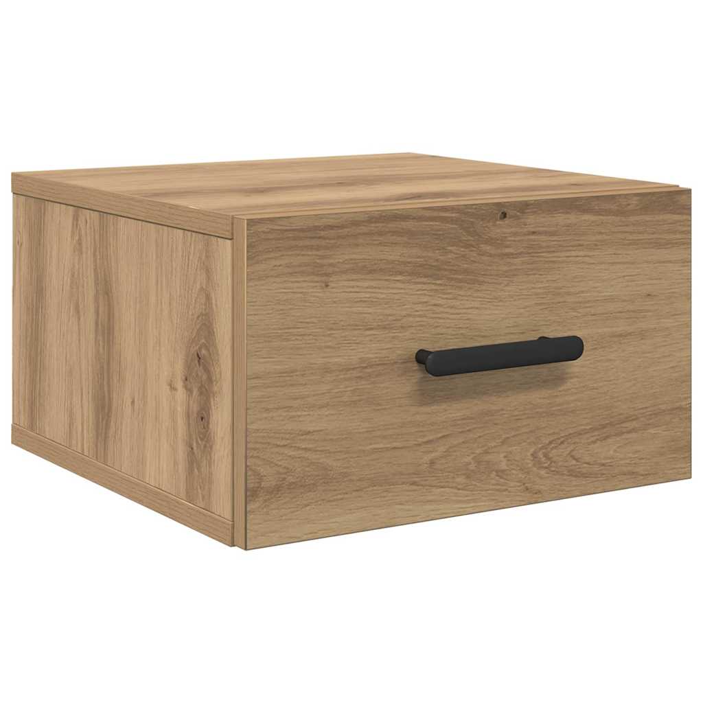 vidaXL Bedside Cabinet 35 x 35 x 20 cm Engineered Wood Artisan Oak