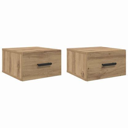 vidaXL Bedside Cabinet 2 pcs 35 x 35 x 20 cm Engineered Wood