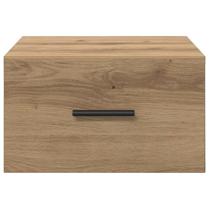 vidaXL Bedside Cabinet Artisan oak 35 x 35 x 20 cm Engineered wood