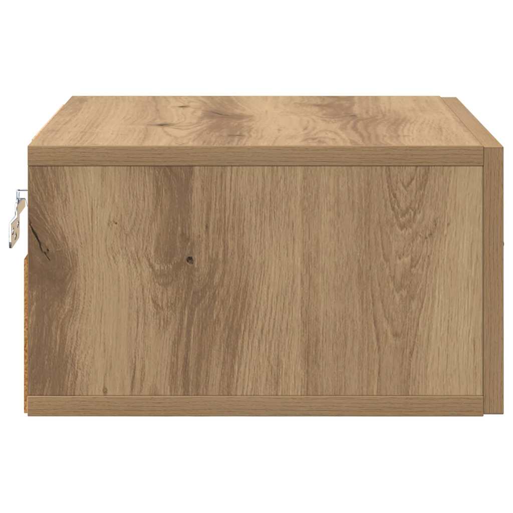 vidaXL Bedside Cabinet 2 pcs Artisan oak 35 x 35 x 20 cm