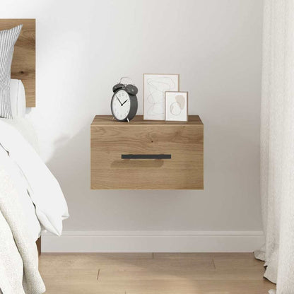 vidaXL Bedside Cabinet 35 x 35 x 20 cm Engineered wood Artisan oak