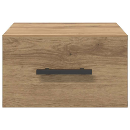 vidaXL Bedside Cabinet 35 x 35 x 20 cm Engineered wood Artisan oak