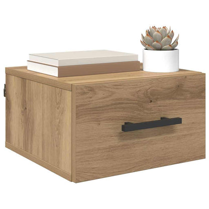 vidaXL Bedside Cabinet 35 x 35 x 20 cm Engineered wood Artisan oak