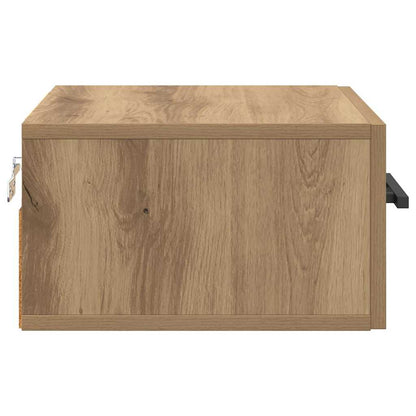 vidaXL Bedside Cabinet 35 x 35 x 20 cm Engineered wood Artisan oak
