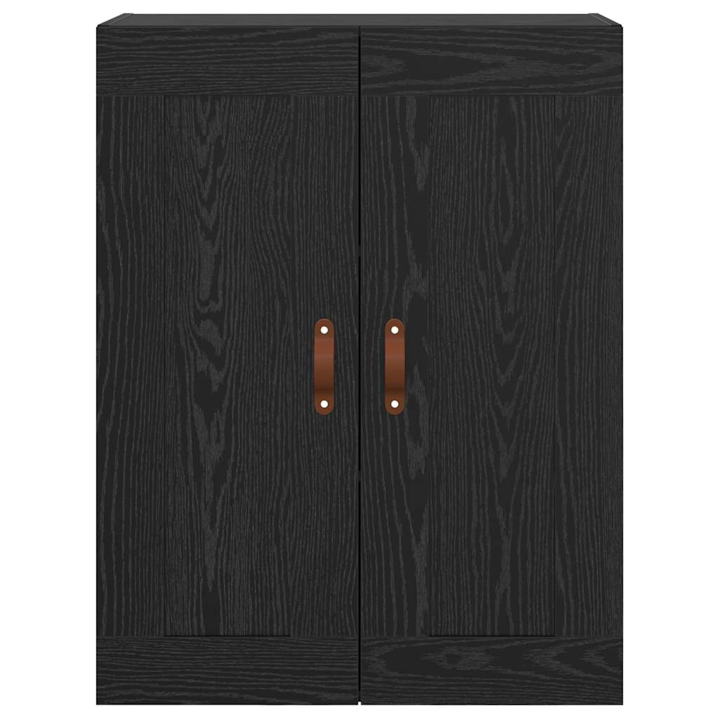 vidaXL Wall Mounted Cabinet Black Oak 69.5 x 34 x 90 cm