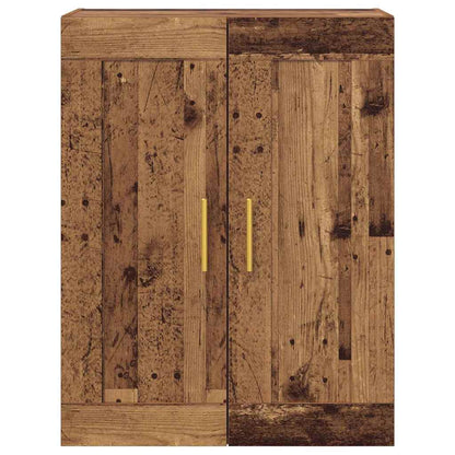vidaXL Wall Mounted Cabinet Old Wood 69.5 x 34 x 90 cm Engineered Wood
