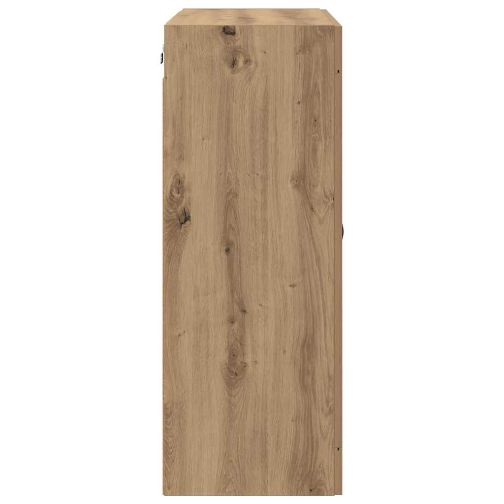vidaXL Wall Mounted Cabinet Artisan Oak 69.5 x 34 x 90 cm