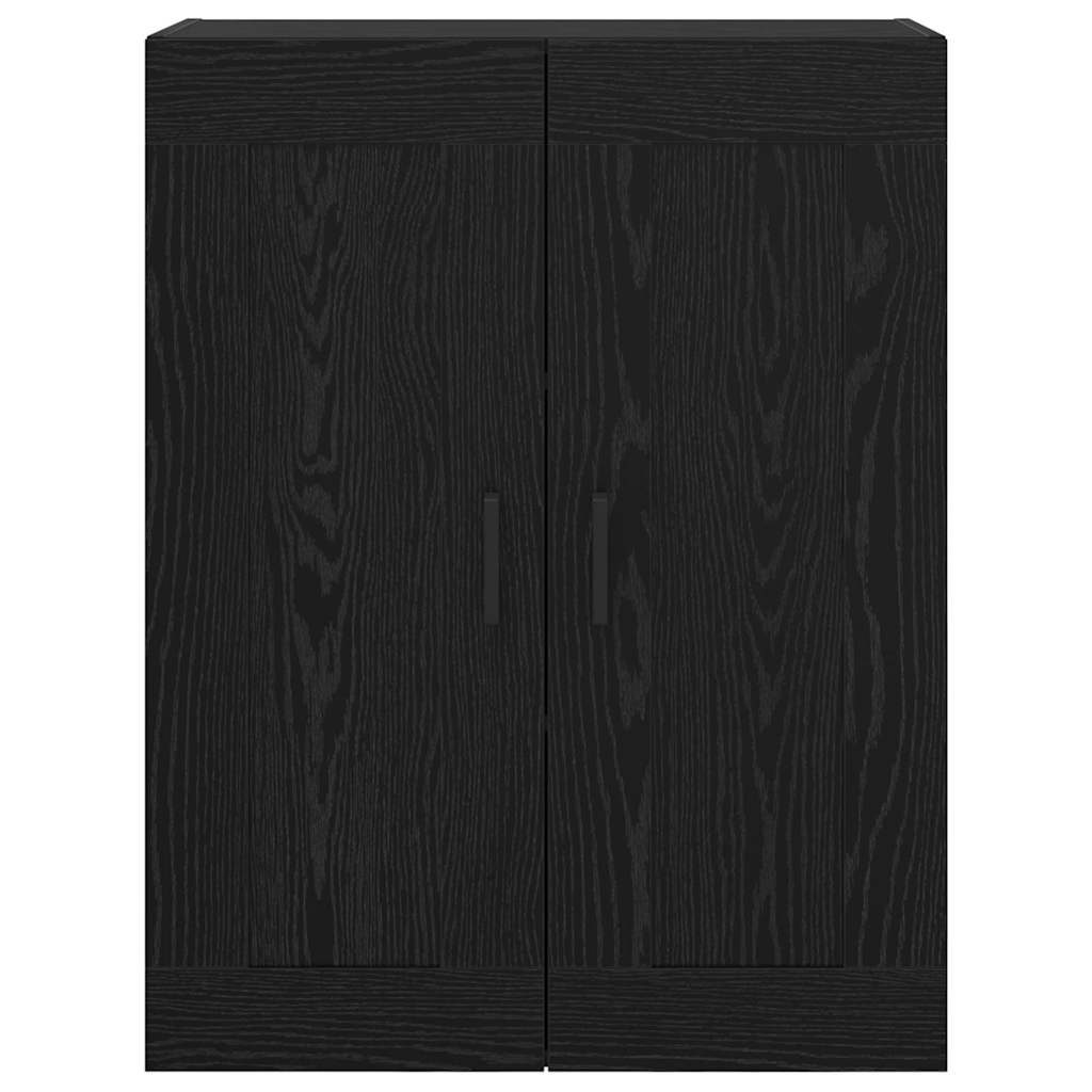 vidaXL Wall Mounted Cabinet Black Oak 69.5 x 34 x 90 cm