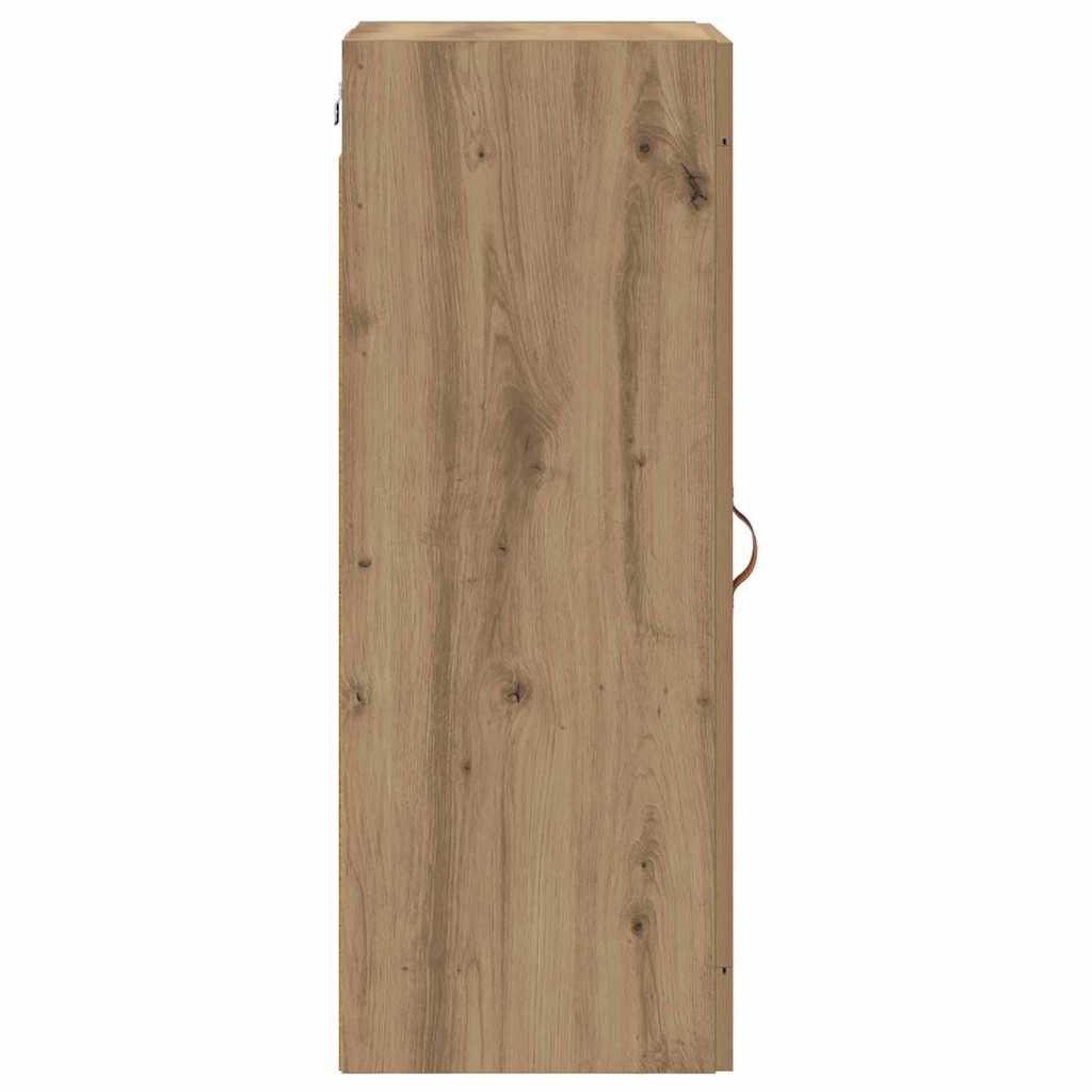 vidaXL Wall Mounted Cabinet Artisan Oak 34.5 x 34 x 90 cm