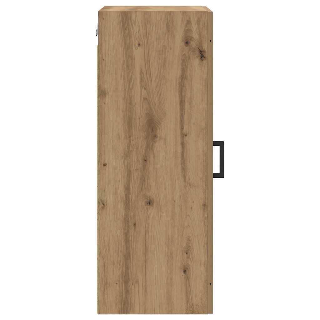 vidaXL Wall Mounted Cabinet Artisan Oak 34.5 x 34 x 90 cm