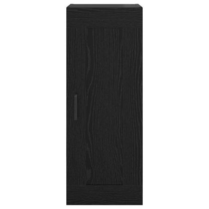 vidaXL Wall Mounted Cabinet Black Oak 34.5 x 34 x 90 cm