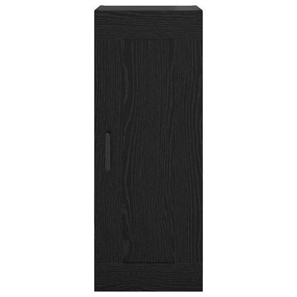 vidaXL Wall Mounted Cabinet Black Oak 34.5 x 34 x 90 cm