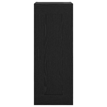 vidaXL Wall Mounted Cabinet Black Oak 34.5 x 34 x 90 cm