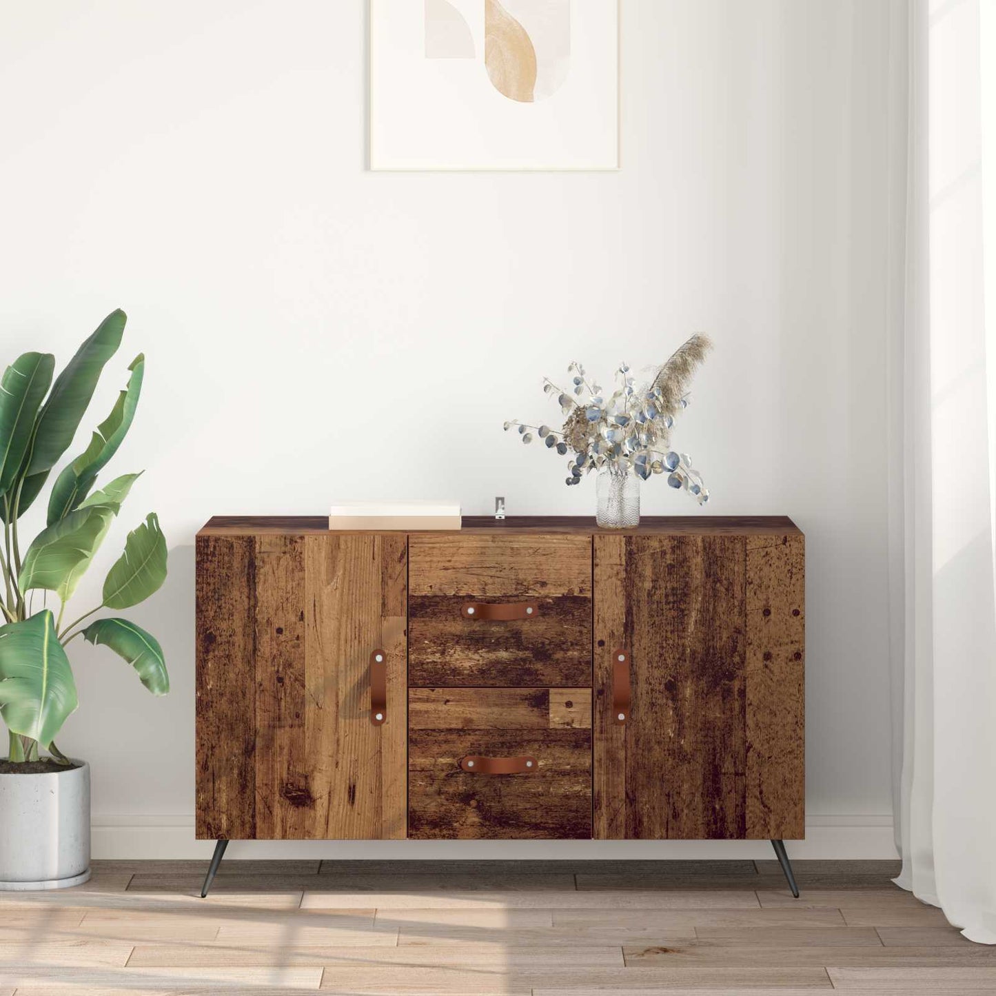 vidaXL Sideboard Old Wood 100 x 36 x 60 cm Engineered Wood