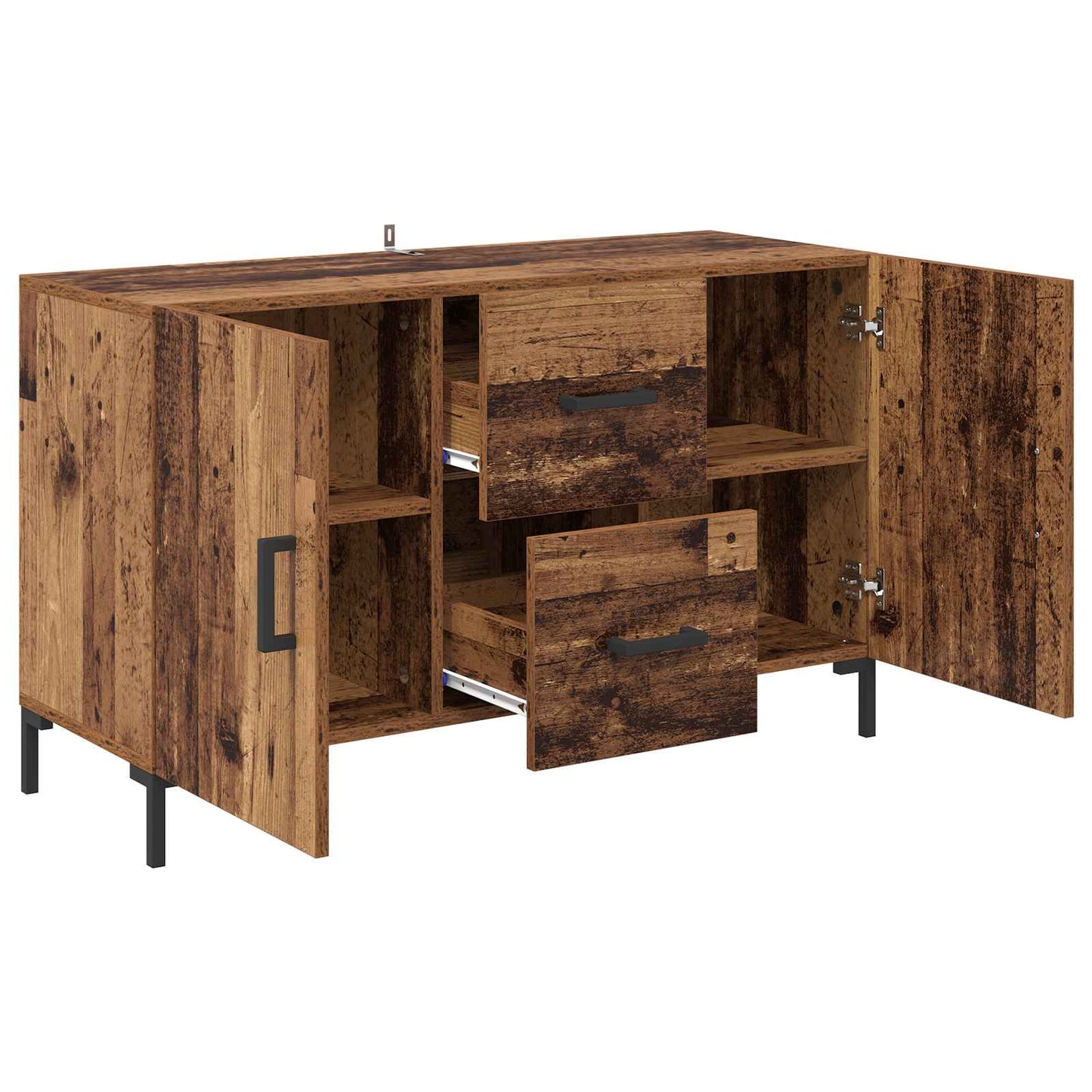 vidaXL Sideboard Old Wood 100 x 36 x 60 cm Engineered Wood