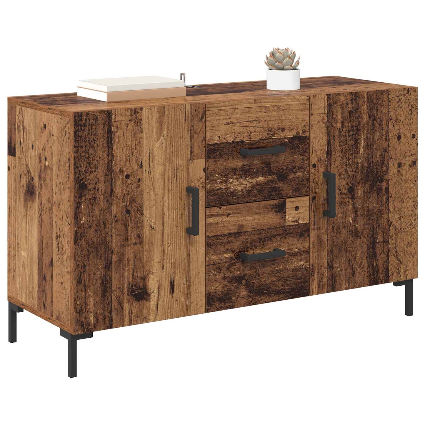 vidaXL Sideboard Old Wood 100 x 36 x 60 cm Engineered Wood