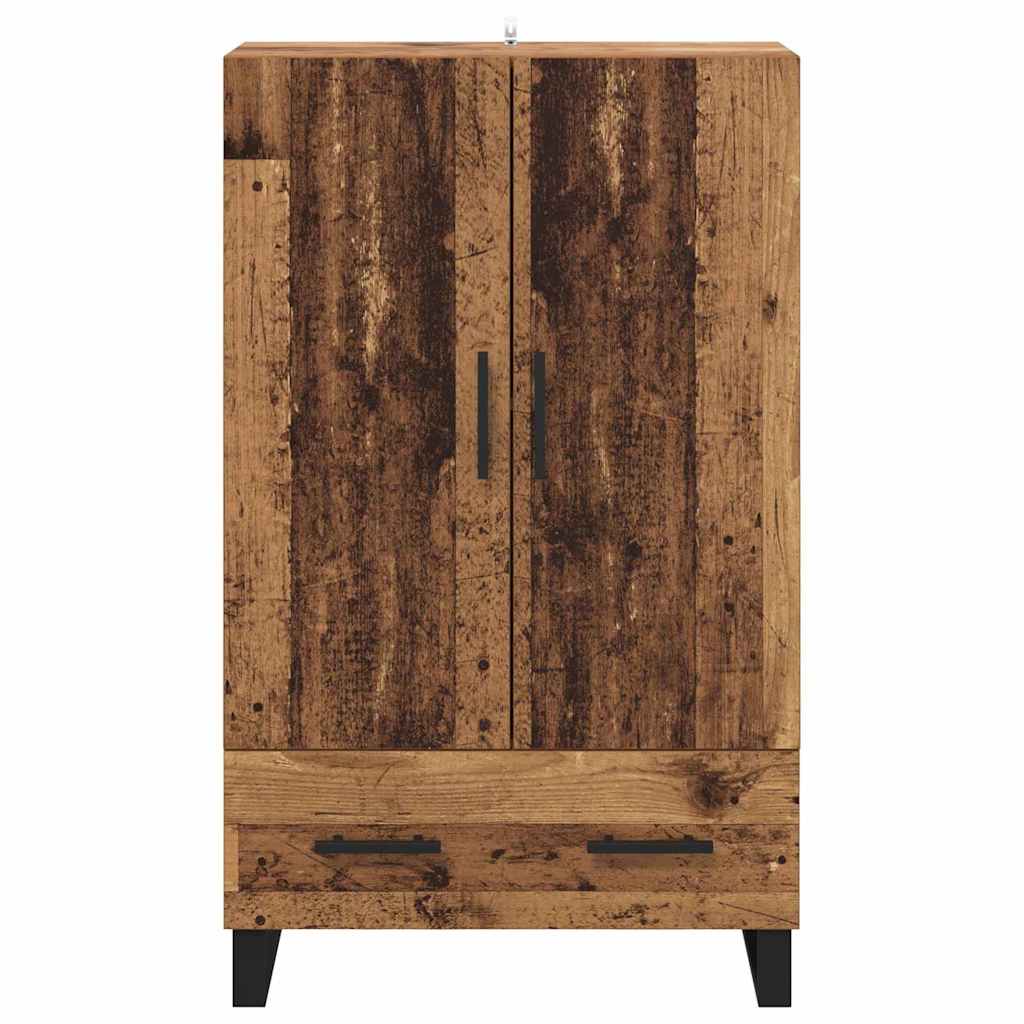 vidaXL Highboard Old Wood 69.5 x 30 x 115 cm Engineered Wood