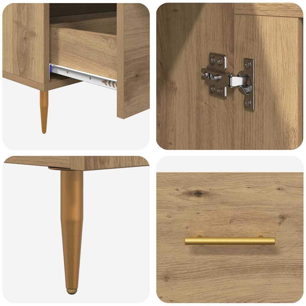 vidaXL Highboard Artisan Oak 69.5 x 31 x 115 cm