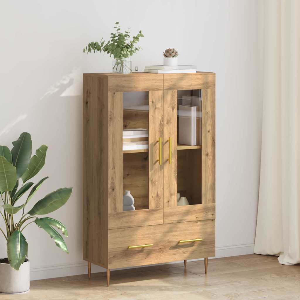 vidaXL Highboard Artisan Oak 69.5 x 31 x 115 cm