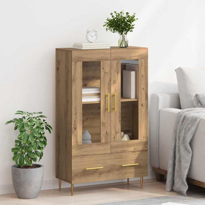 vidaXL Highboard Artisan Oak 69.5 x 31 x 115 cm